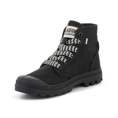 3. PALLADIUM PAMPA HI HTG LACE BLACK 94989-008