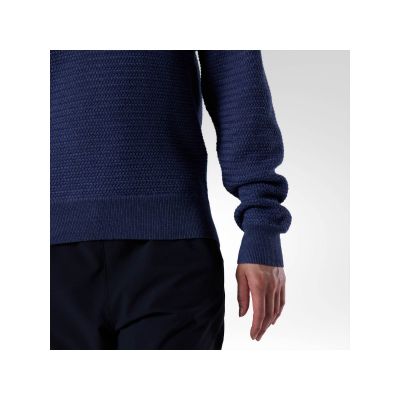 6. ROSSIGNOL Damenpullover mit V-Ausschnitt, Strick, Marineblau