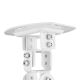 10. MACLEAN Projektor-Deckenhalterung, 54–320 mm, bis zu 13,5 kg, 360°-Drehung, MC-200 W