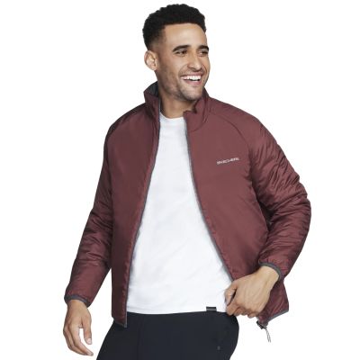 4. Skechers GO Shield Altitude Wendejacke JA139-BKCC Grau L