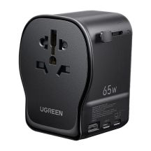 Ugreen S550 65W Universal-Reiseadapter – Schwarz