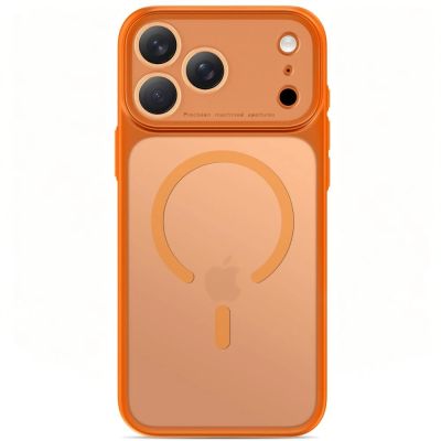 3. Tech-Protect MagPrime MagSafe CC Hülle für iPhone 18 Pro / 17 Pro – mattes Orange