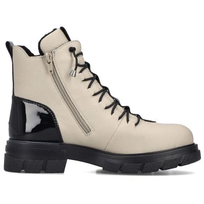 9. Gefütterte beige Damen-Arbeitsstiefel Rieker Z9152-60