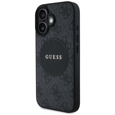 2. Guess 4G Circle Classic Logo MagSafe Hülle für iPhone 16 - Schwarz