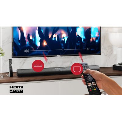 11. Sharp HT-SB100 Lautsprechermodul Schwarz 2.0-Kanal 75 W