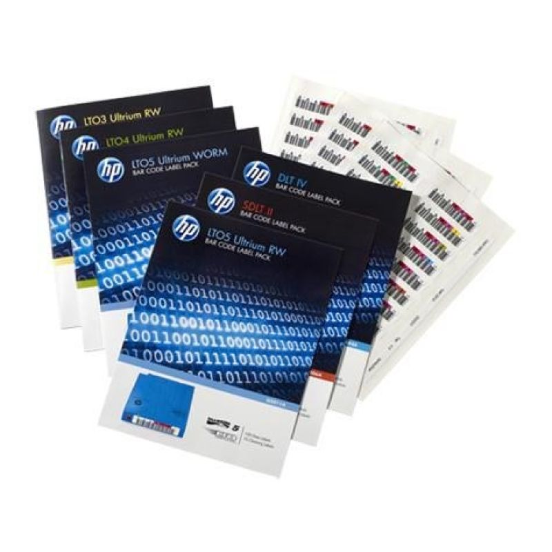 2. HPE LTO-7 Ultrium RW Barcode-Etikettenpackung 1,26 cm