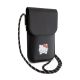 3. Hello Kitty Daydreaming Cord-Tasche aus Leder – Schwarz
