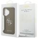 8. Guess Grained Big 4G Classic Logo iPhone 17 Hülle - Braun