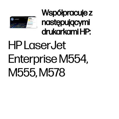 12. HP 212A GELB ORIGINAL/LASERJET TONERKARTUSCHE