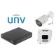 Überwachungsset KIT-NVR501-04B+IPC2128LE-ADF28KM-H+IPC3624LE-ADF28 (2 Kameras + Uniview-Recorder)