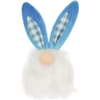 4. HASE 18CM BLAU FRÜHLINGSDEKORATION