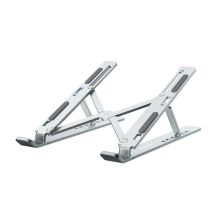 Wozinsky WDCX-X8S Faltbarer, verstellbarer Laptopständer – Silber