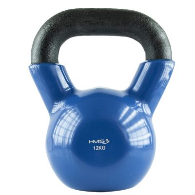 40. Blaue HMS KNV12 Kettlebell aus Gusseisen, 12 kg