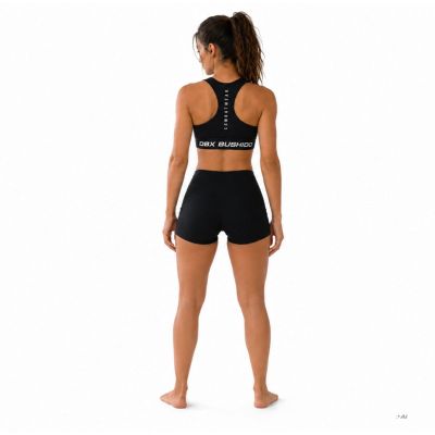 5. Schwarzes Damen-Crop-Top von COMBATWEAR | DBX Bushido