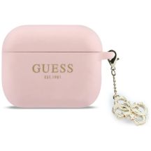 Guess Silikon-4G-Charm-Hülle für AirPods Pro 3, Pink