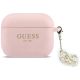 Guess Silikon-4G-Charm-Hülle für AirPods Pro 3, Pink