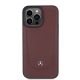3. Mercedes MEHCP15LARMRE iPhone 15 Pro 6,1" rot/rotes Hardcase Leder Urban Bengale