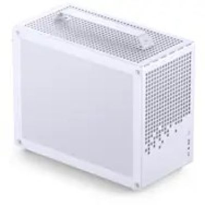 11. Jonsplus Z20 GEJP-023 Mesh-PC-Gehäuse, Mini-Tower, Micro-ATX, mit Tragegriff – Weiß