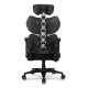3. COUGAR Terminator Elite Gaming-Stuhl, gepolsterter Sitz, Schwarz, Silber