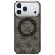 3. Guess Ring Stand 360 4G Classic Logo MagSafe Hülle für iPhone 18 Pro / 17 Pro - Braun