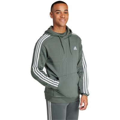 4. adidas Essentials Fleece 3-Streifen Hoodie M IX2366
