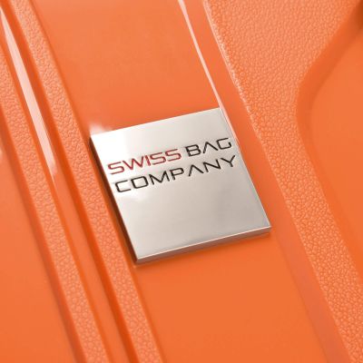 16. SwissBags Tourist Großer Koffer 77cm Orange