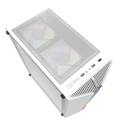 6. darkFlash DK151 Midi-Tower Computer-Sicherheits- und Halterungsbox Weiß