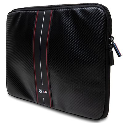2. BMW Carbon & Red Stripe Hülle für einen 14" Laptop - Schwarz