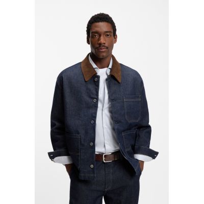 4. Boss Informal Jor-V_Sz40 Herrengürtel aus echtem Leder mit Metallschnalle