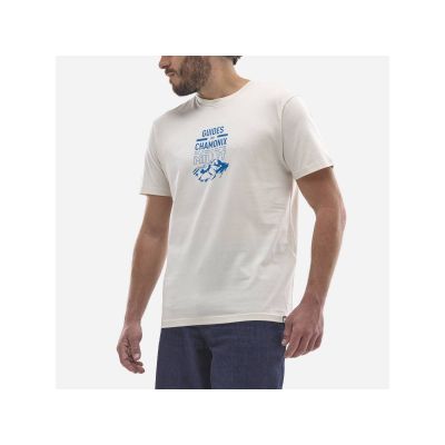2. MILLET Herren-T-Shirt mit Chamonix-Logo, Größe M, Beige