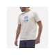 2. MILLET Herren-T-Shirt mit Chamonix-Logo, Größe M, Beige