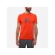 3. MILLET Kamet Map Ts Ss M Herren-T-Shirt rot