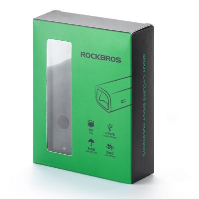 18. Rockbros 24710012001 Fahrrad-Frontlicht 800 lm + USB-C - USB-A-Kabel - Schwarz