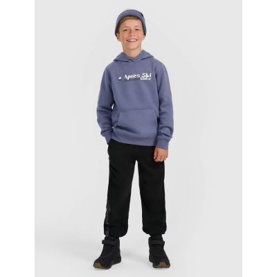 3. Jungen-Sweatshirt mit Kapuze, offen, 4F 4FJRAW25TSWSM2416-32S