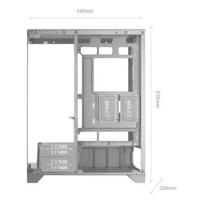 6. TACENS MARS MC-PRISMA ATX-Gehäuse
