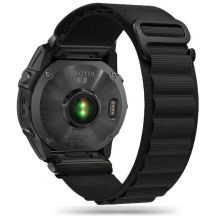 Tech-Protect Nylon Pro Strap für Garmin Fenix ​​​​3 / 5X / 3HR / 5X Plus / 6X / 6X Pro / 7X - Schwarz