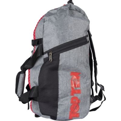 5. TOP TEN Sporttasche mit Rucksackfunktion "Grau" 55cm x 29cm x 27 cm