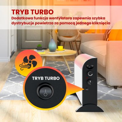 18. Extralink LCV-06 | Konvektorheizung | 2000 W, 3 Betriebsmodi, Thermostat, Ventilator