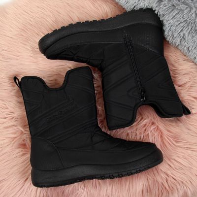 13. NEWS W EVE309A wasserdichte Schneestiefel schwarz 