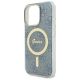 6. Guess IML 4G MagSafe Hülle für iPhone 16 Pro – Blau