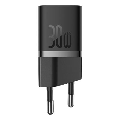 Baseus GaN5 30W USB-C EU-Wandladegerät – Schwarz