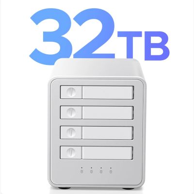 4. Orico 8848RC3 DAS-Serie 4-Bay 2,5" HDD/SSD-Festplattenarray – Weiß