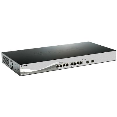 D-Link DXS-1210-10TS Managed L2/L3 10G Ethernet (100/1000/10000) 1U Schwarz, Silber