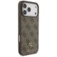 4. Guess 4G Small Classic Logo MagSafe Hülle für iPhone 17 Pro Max – Braun