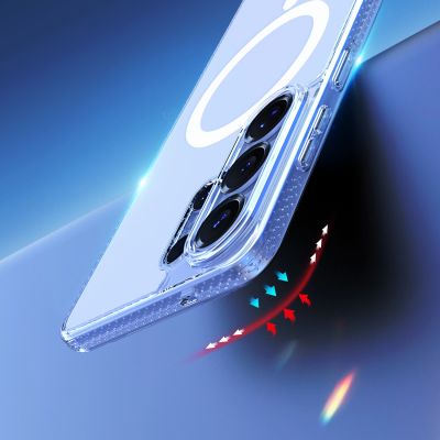 10. Dux Ducis Clin Mag Case kompatibel mit MagSafe für Samsung S26 Ultra – Transparent