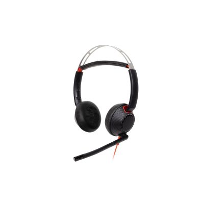 163. Poly Blackwire 5220 Stereo-Kopfhörer USB-C Headset + 3,5-mm-Klinkenstecker + USB-C/A-Adapter 8X231AA