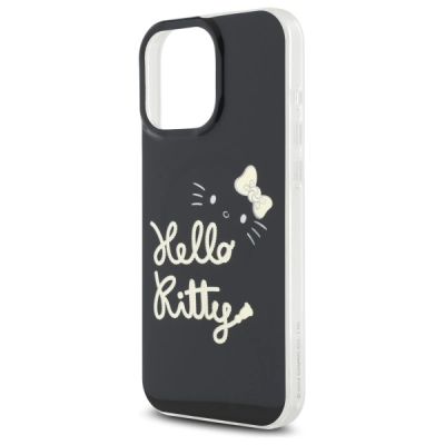 6. Hello Kitty IML Golden Diva MagSafe Hülle für iPhone 16 Pro Max - Schwarz