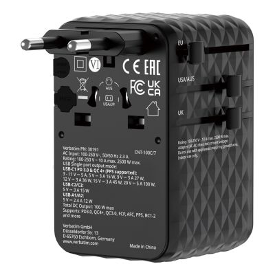 Verbatim Charge ´n´ Travel 100W Ladegerät