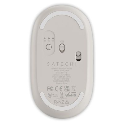 5. Satechi OntheGo Reisemaus, beidhändig bedienbar, Bluetooth, 2400 DPI