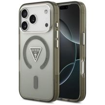Guess IML Gradient Triangle Logo MagSafe Hülle für iPhone 17 Pro - Grün